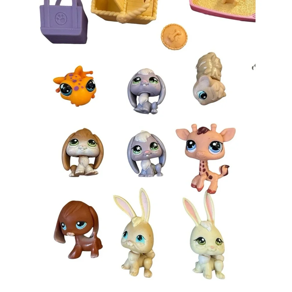 Y2K Vintage Kid's LPS Littlest Pet Shop Hasbro LARGE TOY LOT - 1st Gen